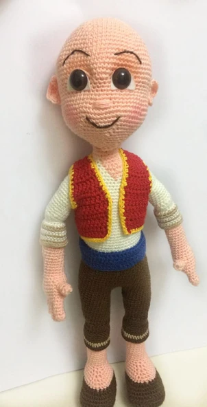 Keloğlan Amigurumi Organik Oyuncak - Resim 2