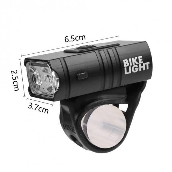 X-Tiger 2T6 LED 1200 Mah Su Geçirmez Far Bisiklet Feneri ürün görseli 1