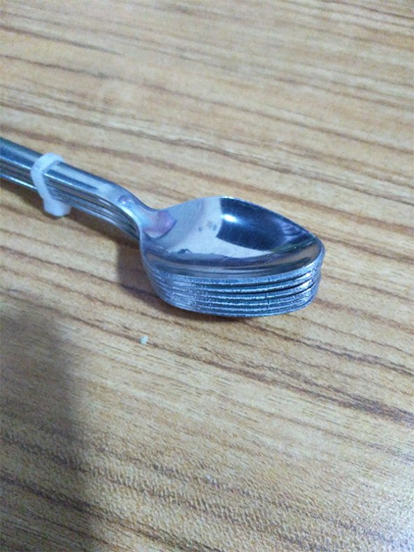 12 Adet Çubuk Çay Kaşıkları Günlük Kullanım İçin Çelik Çay Kaşığı Seti ürün görseli 1