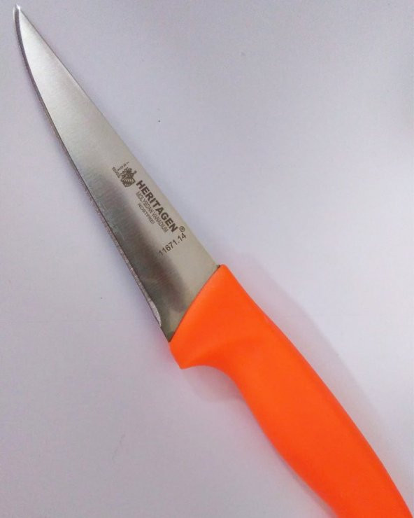 Heritagen Kasap Bıçağı 14 cm Sıyırma ve Doğrama Bıçak (Paslanmaz Çelik) ürün görseli 1