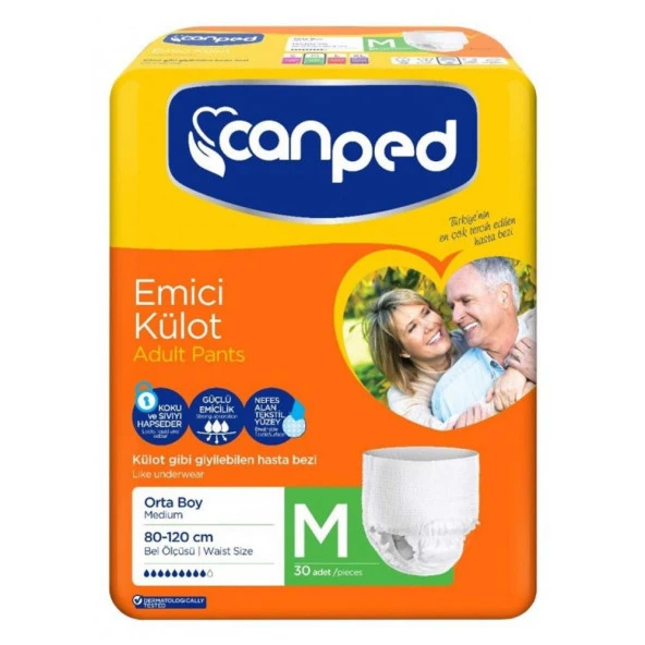 Canped Emici Külot Medium 30'Lu ürün görseli 1