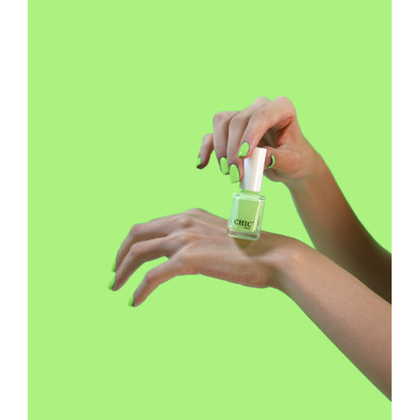 Chic Nail Açık Yeşil Oje Moss 113 - Resim 3