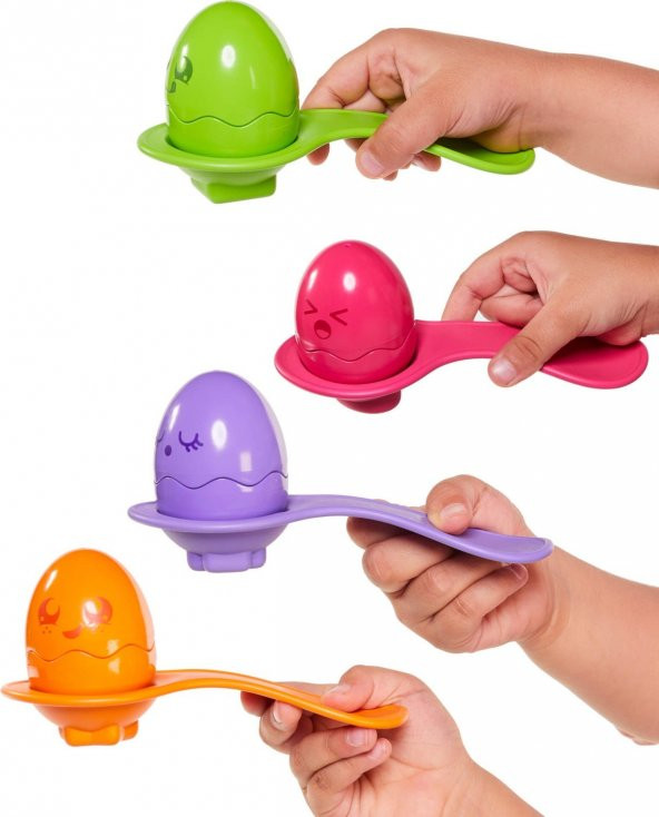 Tomy Saklambaçlı Yumurtalar Kaşık Seti - Resim 2