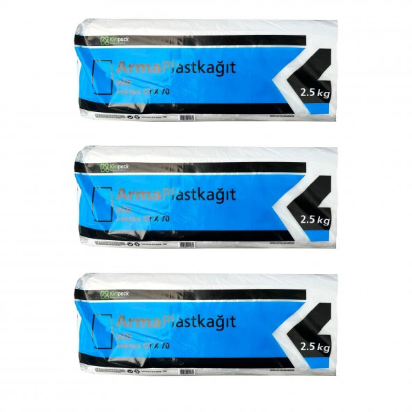 Arma Plastik Kağıt Düz Tabaka Şeffaf Poşet Naylon - 50 x 70 Cm. - 2.5 Kg.lık 3 Paket ürün görseli 1