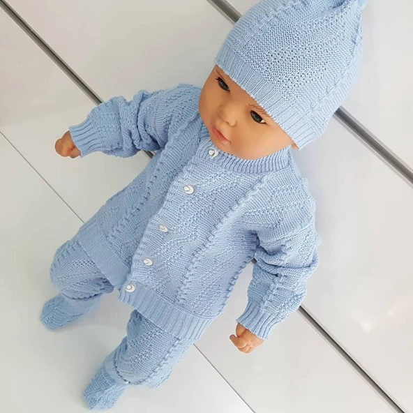 Mavi Bebek Triko 4 lü Takım - Resim 11