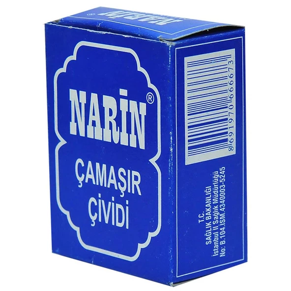 Narin Çamaşır Çividi 50 Gr Mini Paket Çamaşır Beyazlatıcı Çivit ürün görseli 1