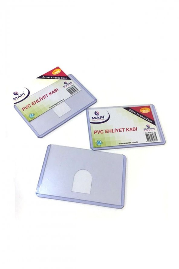 Mapi Kimlik Ve Ehliyet Kabı esnek pvc 3 lü set ürün görseli 1