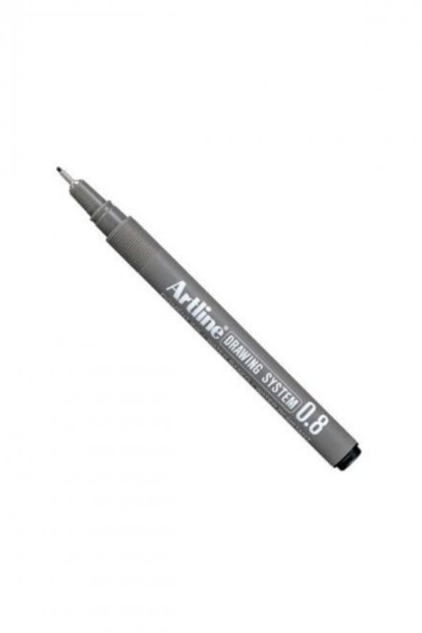 drawing system teknik çizim kalemi 0,8 mm rapido 1 adet siyah ürün görseli 1