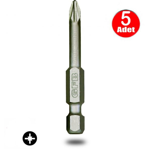 AletÇantam Gfb Bits Yıldız Uç Vidalama Matkap Ucu Pz1 x 50mm - 5 Adet ürün görseli 1