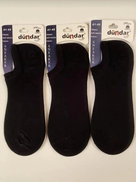 DÜNDAR PLUS 5558 ERKEK DİKİŞSİZ SNEAKER ÇORAP 12 ADET ürün görseli 1