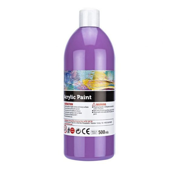 Red Apple Akrilik Boya 500 ml Erguvan ürün görseli 1