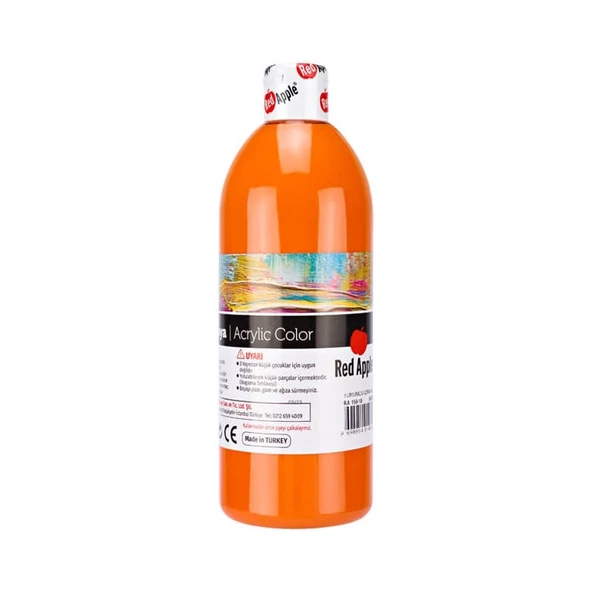 Red Apple Akrilik Boya 500 ml Turuncu ürün görseli 1