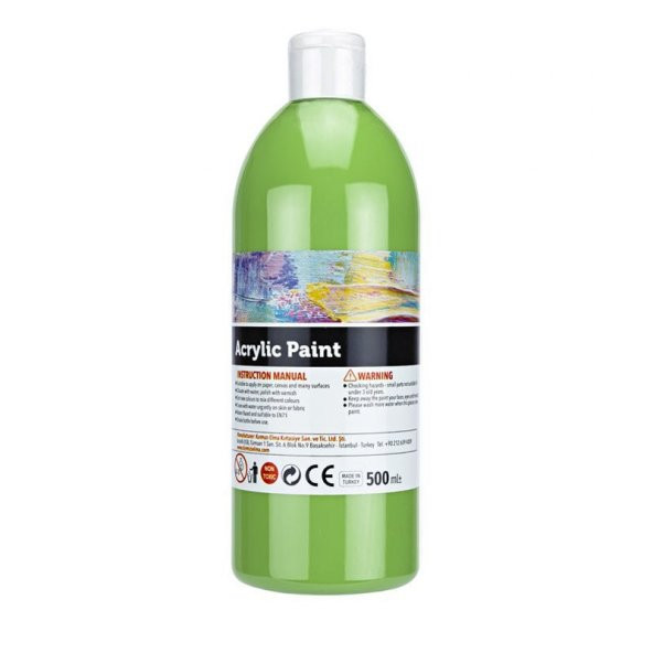 Red Apple Akrilik Boya 500 ml Fıstık Yeşili ürün görseli 1