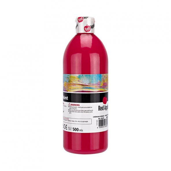 Red Apple Akrilik Boya 500 ml Crimson Kırmızı ürün görseli 1