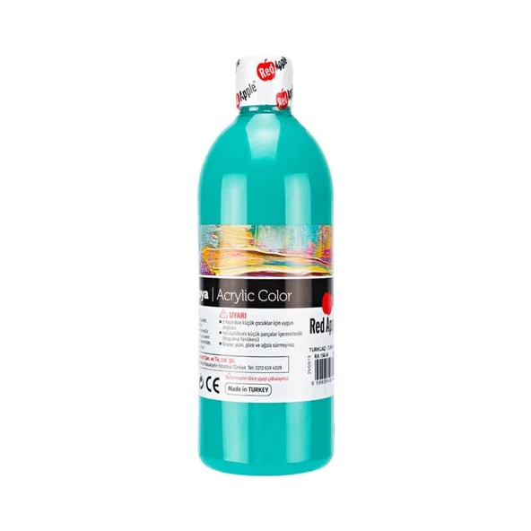 Red Apple Akrilik Boya 500 ml Turkuaz ürün görseli 1
