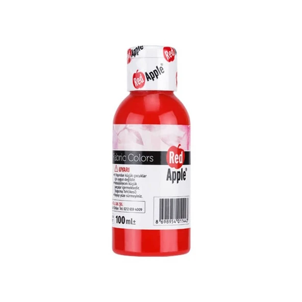 Red Apple Kumaş Boyası 100 ml Kırmızı ürün görseli 1