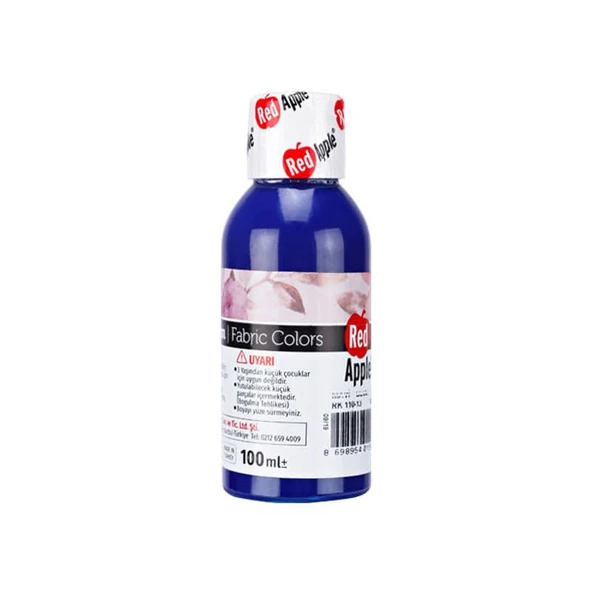 Red Apple Kumaş Boyası 100 ml Mavi ürün görseli 1