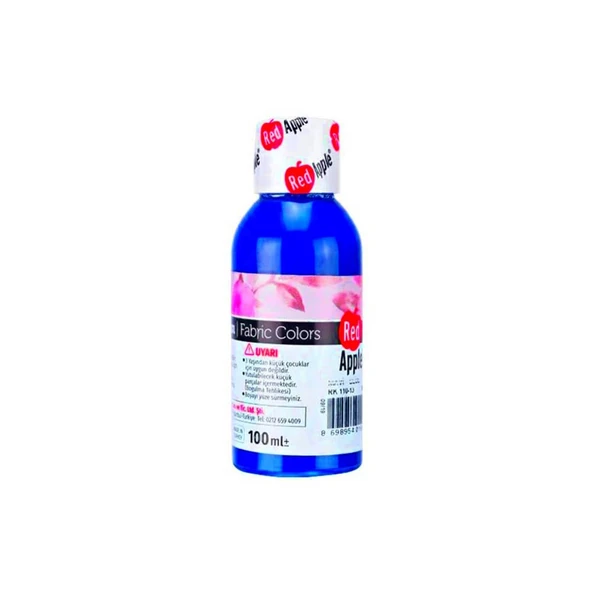 Red Apple Kumaş Boyası 100 ml Açık Mavi ürün görseli 1
