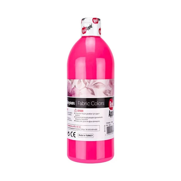 Red Apple Neon Kumaş Boyası 500 ml Pembe ürün görseli 1