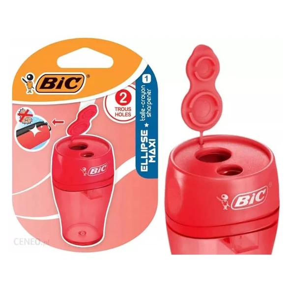 Bic Ellipse Maxi Çiftli Kalemtraş Kırmızı ürün görseli 1