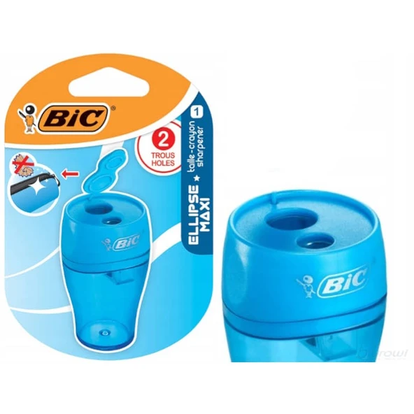 Bic Ellipse Maxi Çiftli Kalemtraş Mavi ürün görseli 1