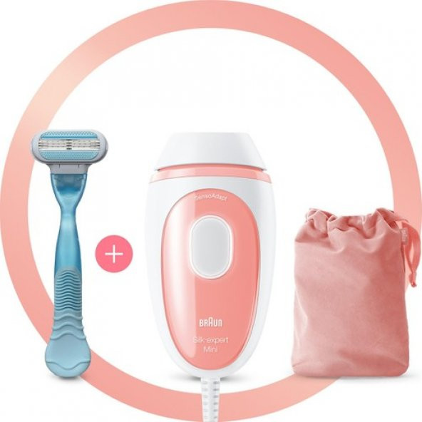 Braun Silk Expert Mini PL1014 Yeni Nesil IPL 300.000 Atımlı Lazer Epilasyon Aleti ürün görseli 1