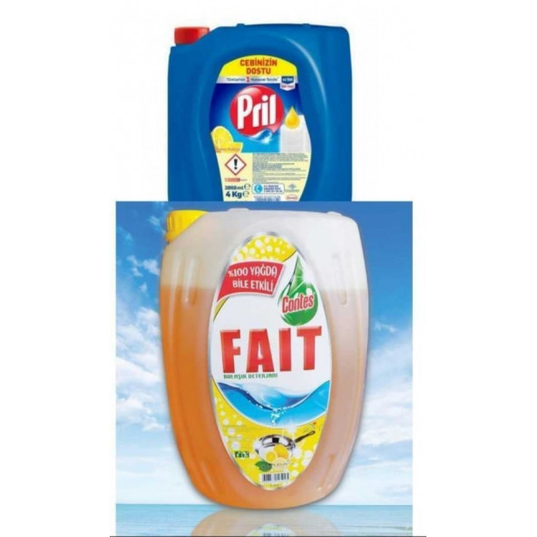 CONTES FAIT BULAŞIK DETERJANI 5 KG&PRİL 4 KG ürün görseli 1