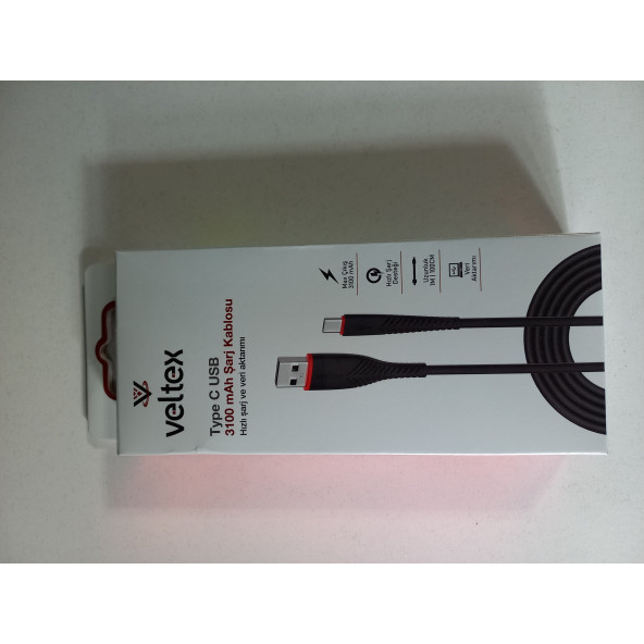 ASLANTİC VELTEX 3100MAH TYPE-C USB KABLO ürün görseli 1