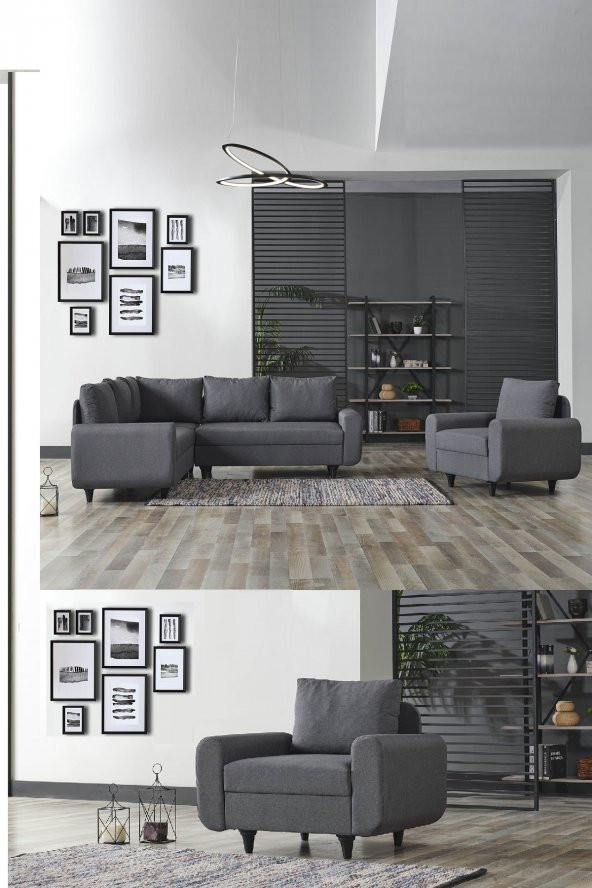 Kagu Corner Flavia Plus Köşe Takımı Berjerli ürün görseli 1