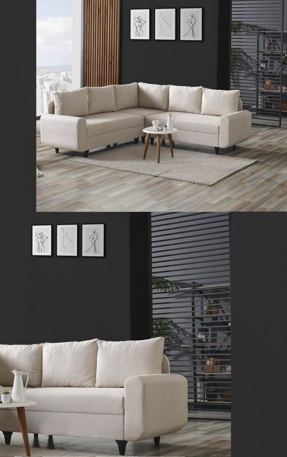 Kagu Corner Flavia Plus Köşe Takımı ürün görseli 1