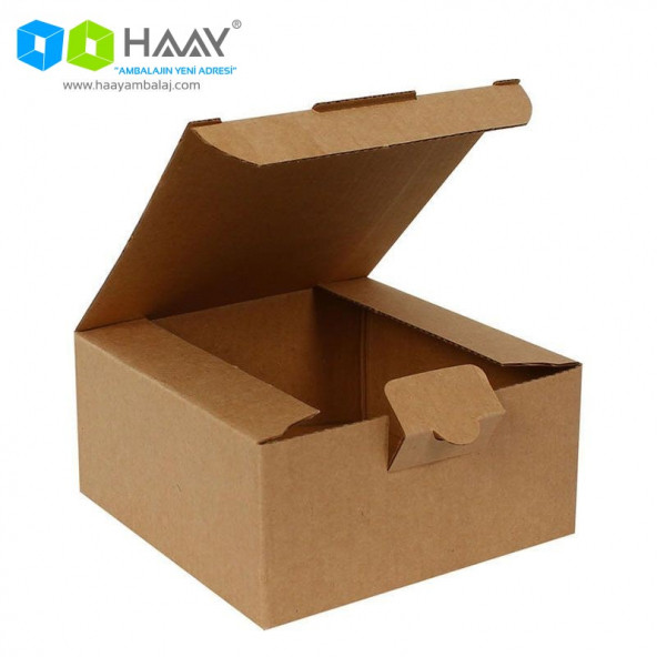 HAAY AMBALAJ 13,5x13,5x6,5cm Kraft E-ticaret Kargo Kutusu (30 Adet) ürün görseli 1