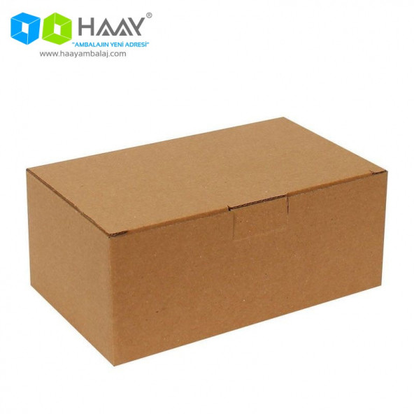 HAAY AMBALAJ 20x12x8cm Kraft E-ticaret Kargo Kutusu (25 Adet) ürün görseli 1