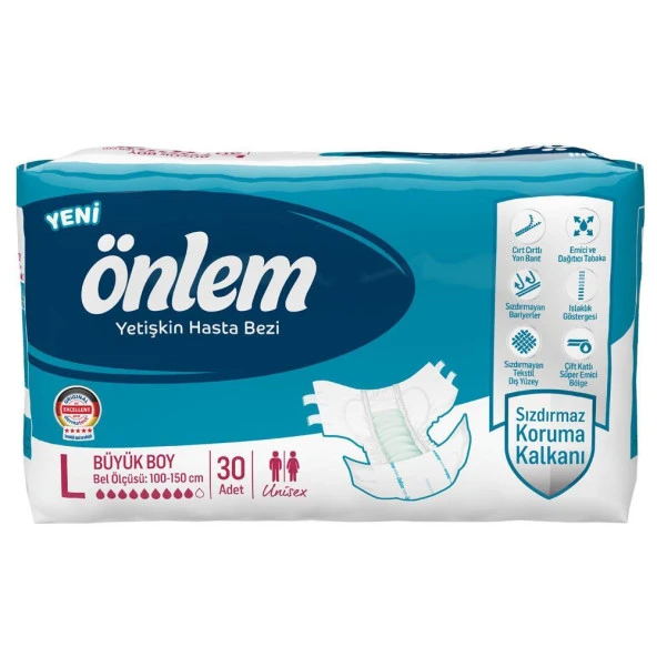 Önlem Belbantlı Hasta Bezi 30 Lu Large (L) ürün görseli 1