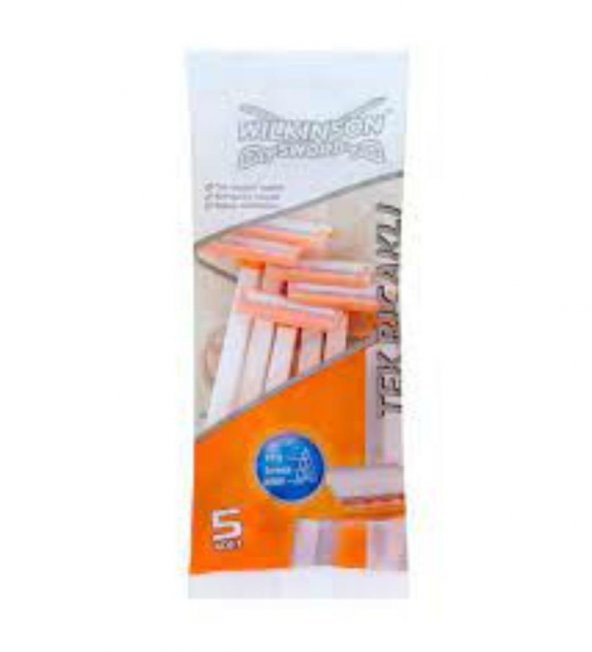 Wilkinson Sword Tek Bıçaklı Kullan-at Tıraş Bıçağı 5li ürün görseli 1