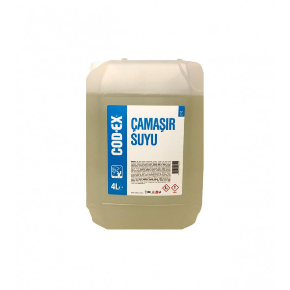 COD-EX Çamaşır Suyu 4 L X 4 Adet - Resim 2