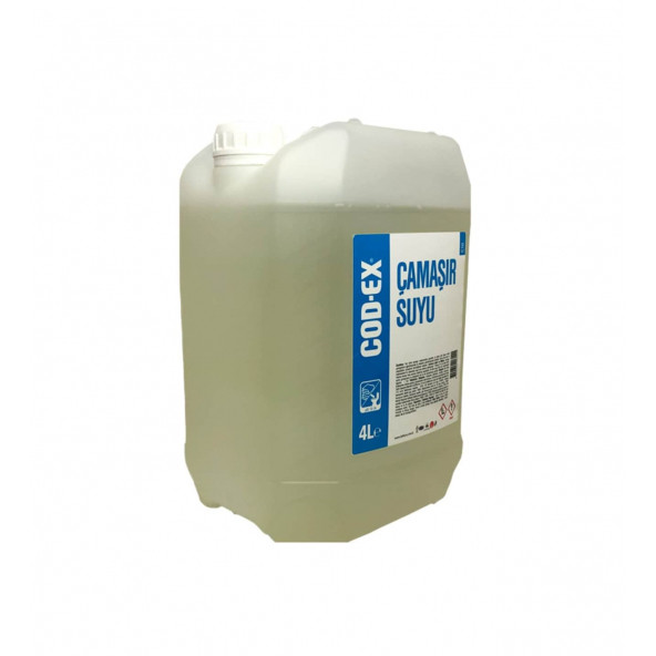 COD-EX Çamaşır Suyu 4 L X 4 Adet - Resim 3
