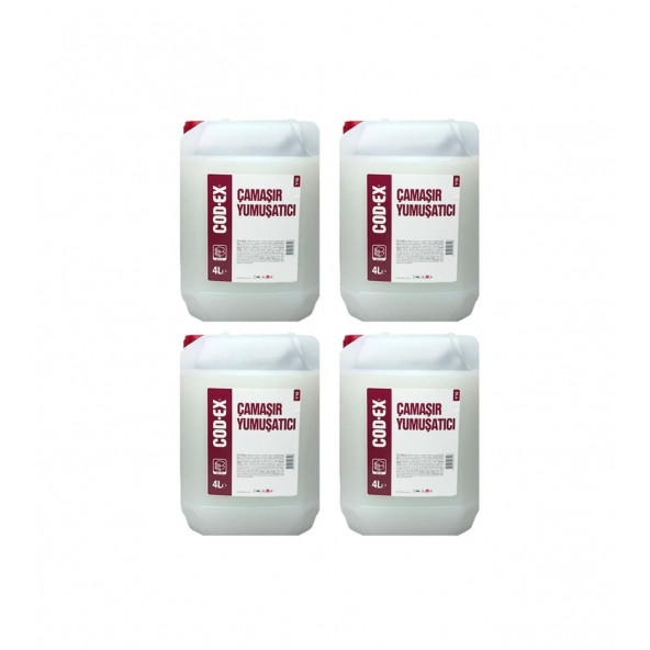 COD-EX Çamaşır Yumuşatıcı 4 L X 4 Adet ürün görseli 1