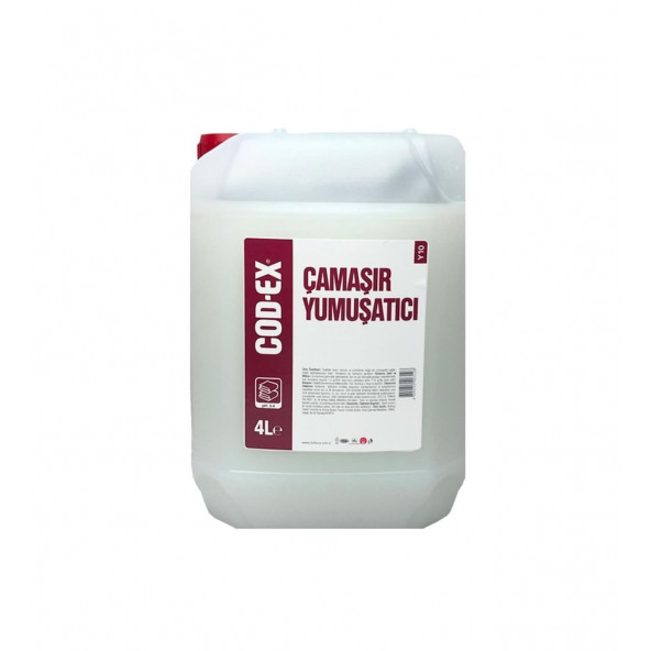 COD-EX Çamaşır Yumuşatıcı 4 L X 4 Adet - Resim 2