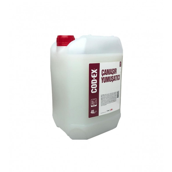 COD-EX Çamaşır Yumuşatıcı 4 L X 4 Adet - Resim 3