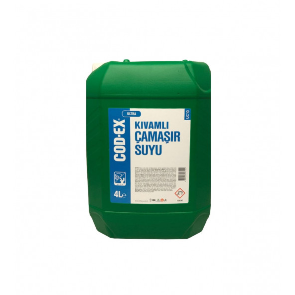 COD-EX Kıvamlı Çamaşır Suyu 4 L X 4 Adet - Resim 2