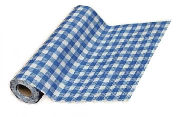 Kullan At Mavi Kağıt Masa Örtüsü 24 Metre 16 Yaprak ürün görseli 1