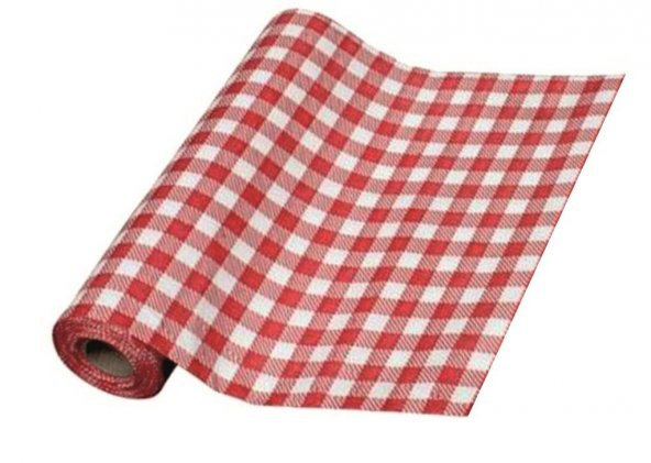 Kullan At Kırmızı Kağıt Masa Örtüsü 24 Metre 16 Yaprak ürün görseli 1