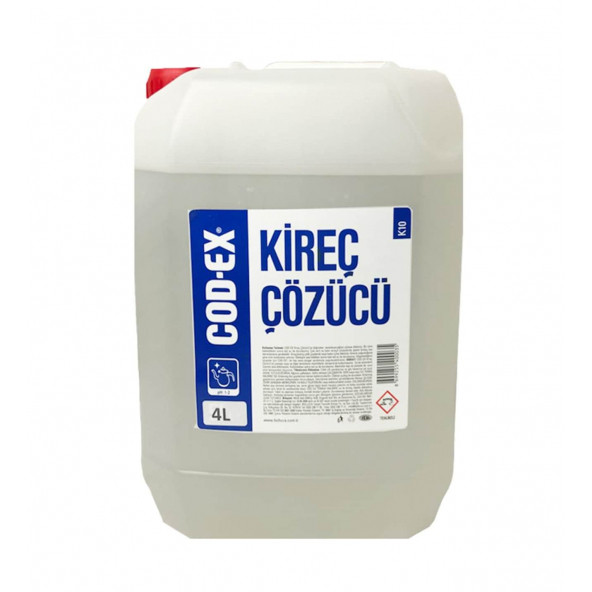 COD-EX Kireç Çözücü 4 L X 4 Adet - Resim 2
