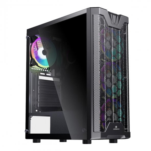 gb-f3101b  usb 3.0, atx mesh, rgb fan, siyah kasa ürün görseli 1
