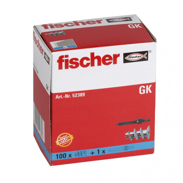 Fischer GK Alçıpan Dübeli Plastik 100 Lü 52389 ürün görseli 1