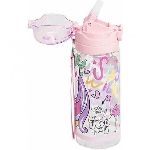 Unıcorn Plastik Matara 500 Ml  41466 - Resim 2