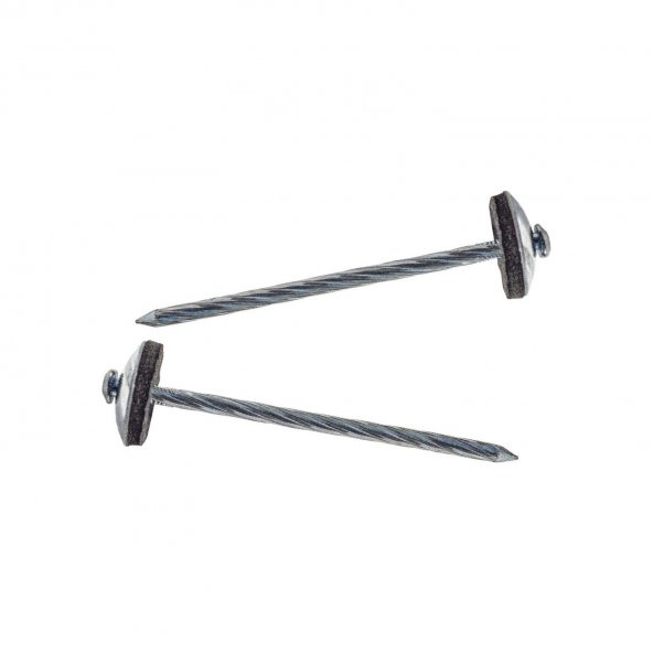 Metal Başlı Çatı Çivisi Onduline Çivisi 6cm 50 Adet ürün görseli 1