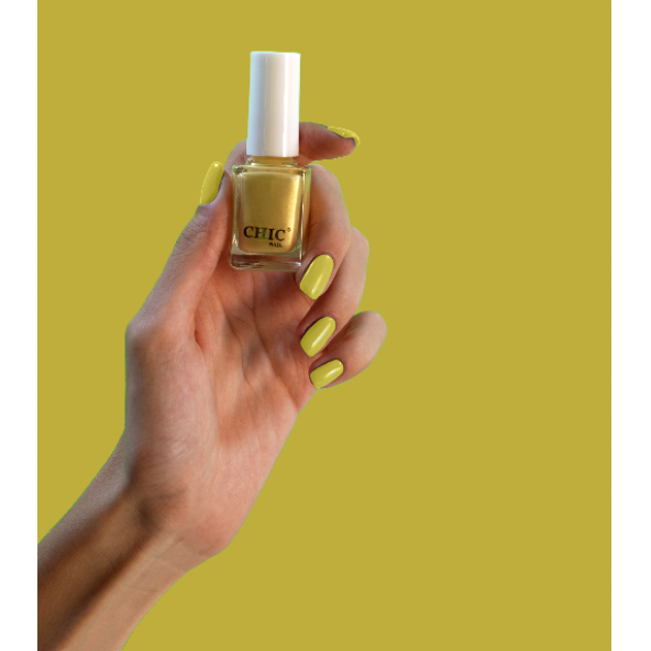Chic Nail Simli Gold Oje King's Bowl 126 - Resim 2