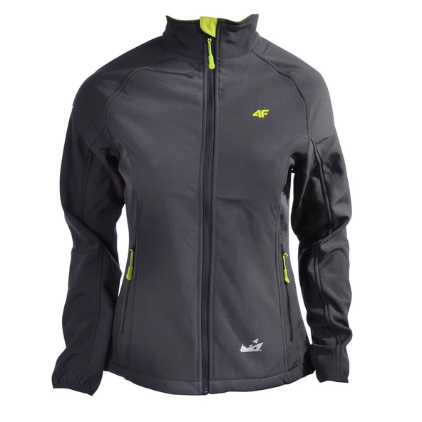 A&C Kadın Softshell Ceket-GRİ - Resim 4