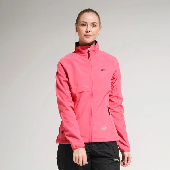 A&C Kadın Softshell Ceket-PEMBE - Resim 6